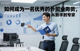 如何成为一名优秀的外贸业务员,从新手到专家-墨痕微课