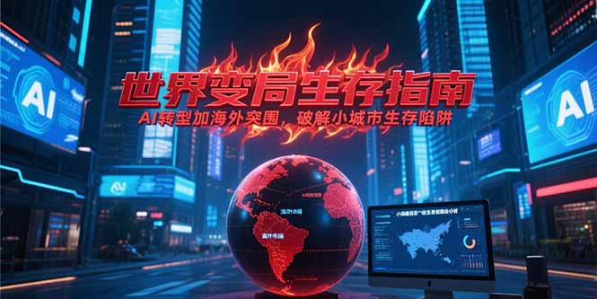 付费文章《世界变局生存指南，AI转型加海外突围，破解小城市生存陷阱》-墨痕微课