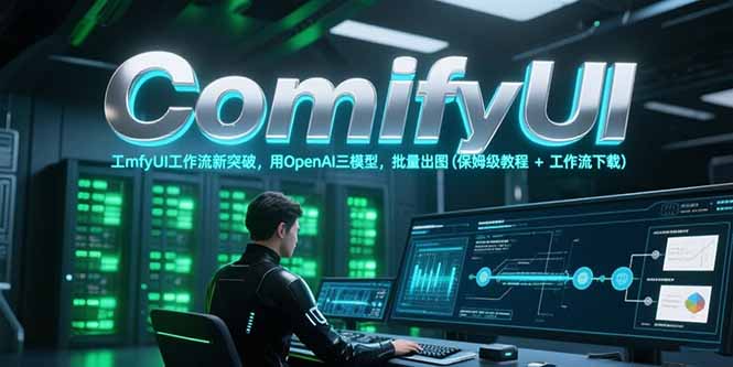 ComfyUI工作流新突破,用OpenAI三模型,批量出图(保姆级教程+工作流下载-墨痕微课