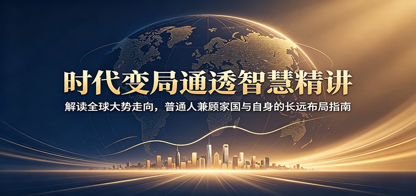 时代变局通透智慧精讲：解读全球大势走向，普通人兼顾家国与自身的长远布局指南-墨痕微课