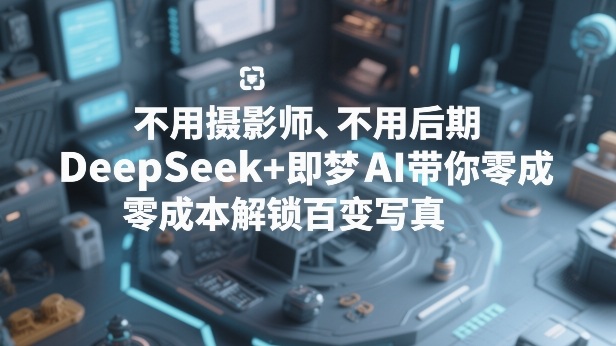 不用摄影师、不用后期，DeepSeek+即梦AI带你零成本解锁百变写真！-墨痕微课