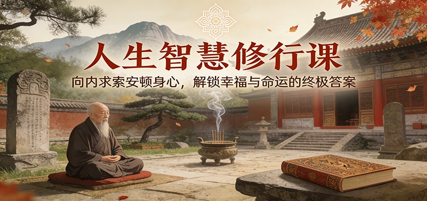 人生智慧修行课：向内求索安顿身心，解锁幸福与命运的终极答案-墨痕微课