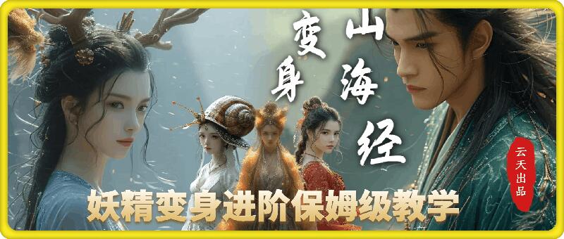 云天AI山海经变身视频教程,妖精变身进阶保姆级教学-墨痕微课