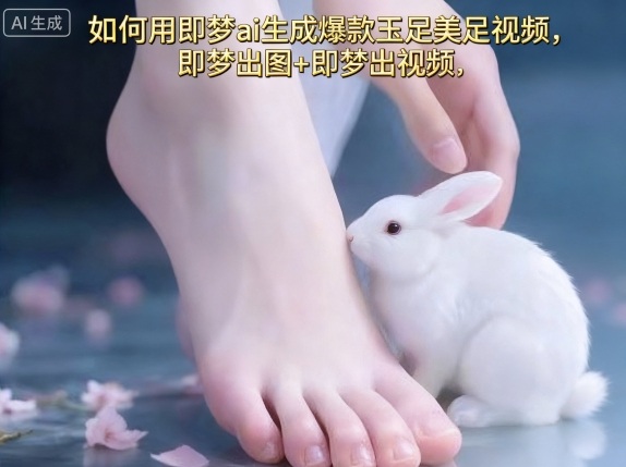 如何用即梦ai生成爆款玉足美足视频,即梦出图+即梦出视频,快速涨粉-墨痕微课