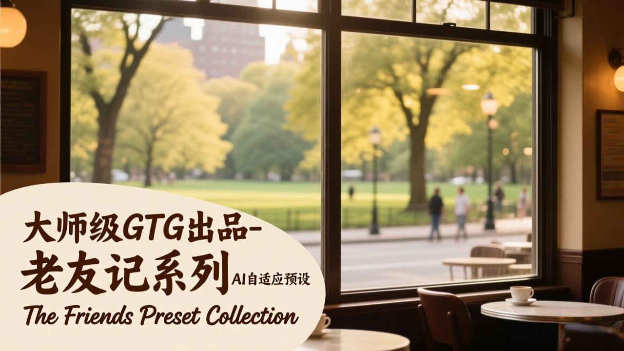 大师级GTG出品-老友记系列AI自适应预设The Friends Preset Collection-墨痕微课