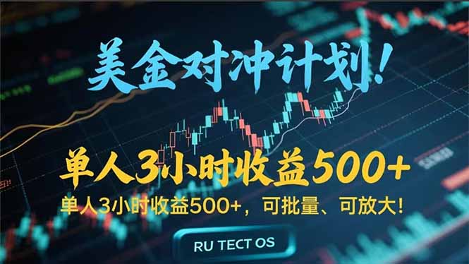 长久稳定的撸美金项目,平均3小时收入 500+,可公司实地考察实地操作!-墨痕微课