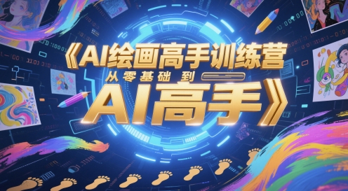 AI绘画高手训练营,从零基础到AI高手-墨痕微课