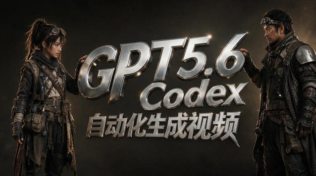 GPT5.6+Codex自动化生成视频全流程实战，从提示词设计、角色设定、封面海报，到视频生成思路与自动化工作流-墨痕微课