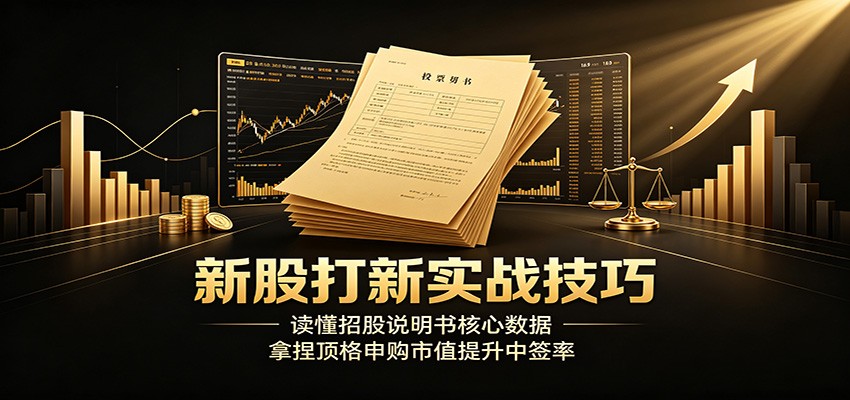 新股打新实战技巧:读懂招股说明书核心数据,拿捏顶格申购市值提升中签率-墨痕微课