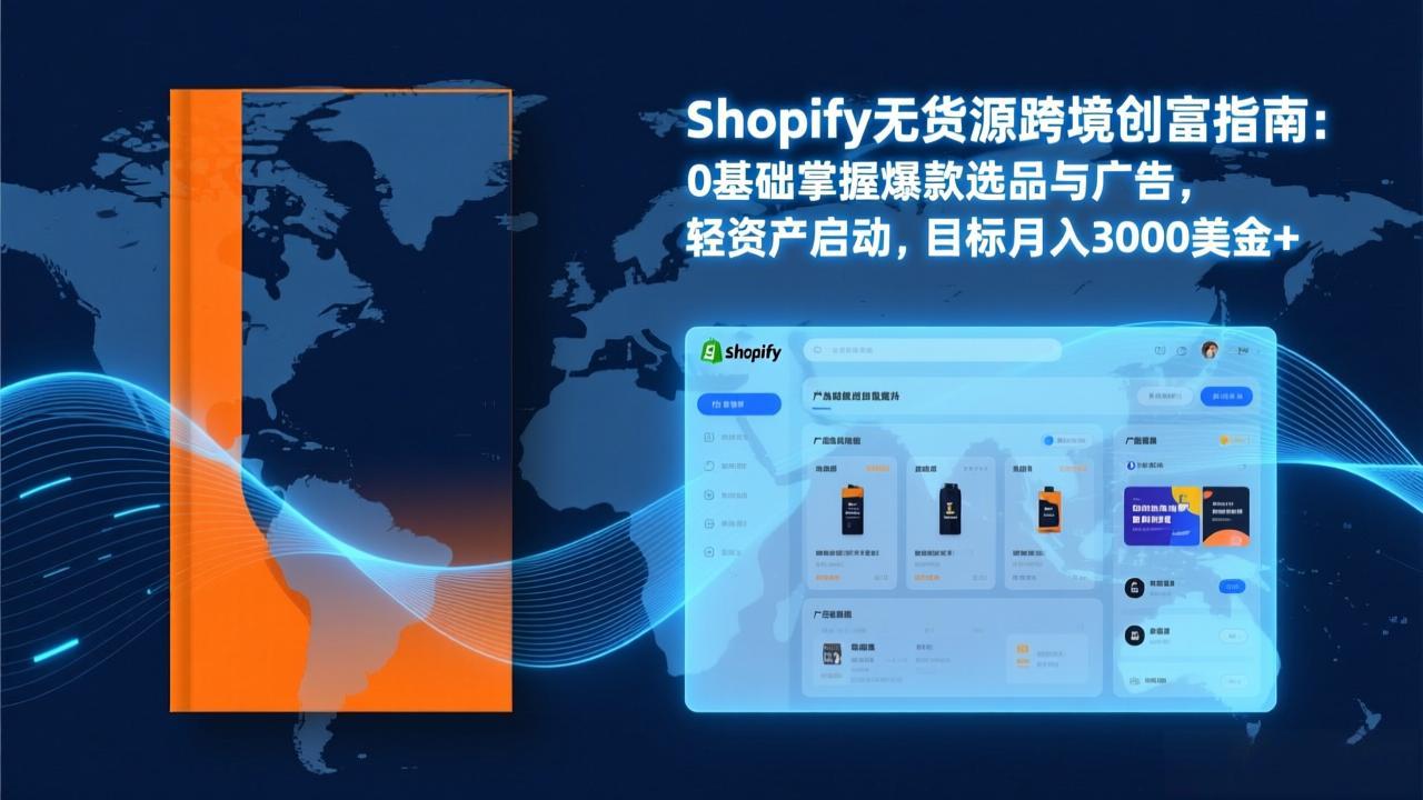 Shopify爆款打法实战：从选品到广告投放，复制爆款模型，驱动独立站月销售额破万刀-墨痕微课