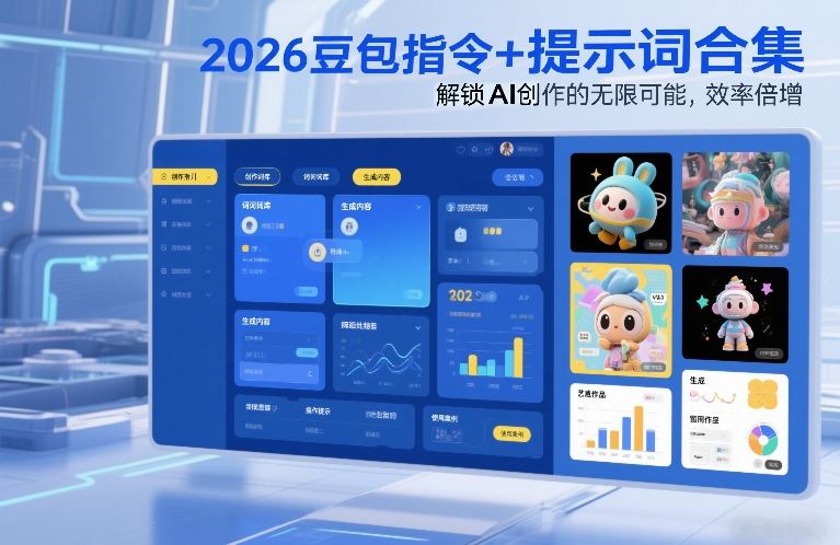 2026豆包指令+提示词合集,解锁AI创作的无限可能,效率倍增