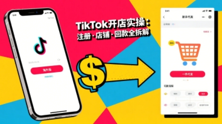 TikTok从开店到投流的进阶课，从基础实操到高阶技巧一网打尽-墨痕微课