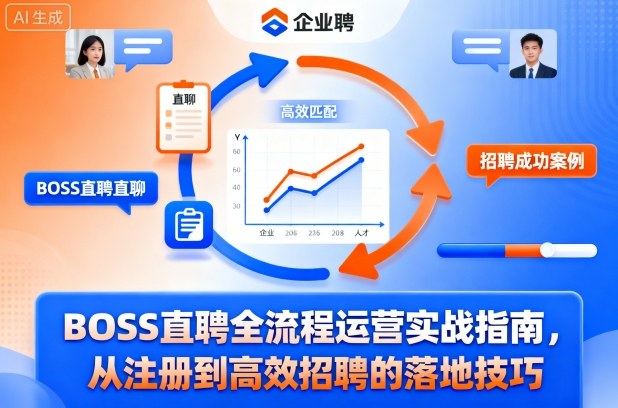 BOSS直聘全流程运营实战指南,从注册到高效招聘的落地技巧-墨痕微课