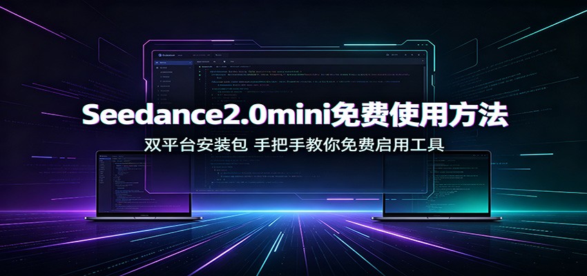 Seedance2.0mini免费使用方法：双平台安装包，手把手教你免费启用工具-墨痕微课