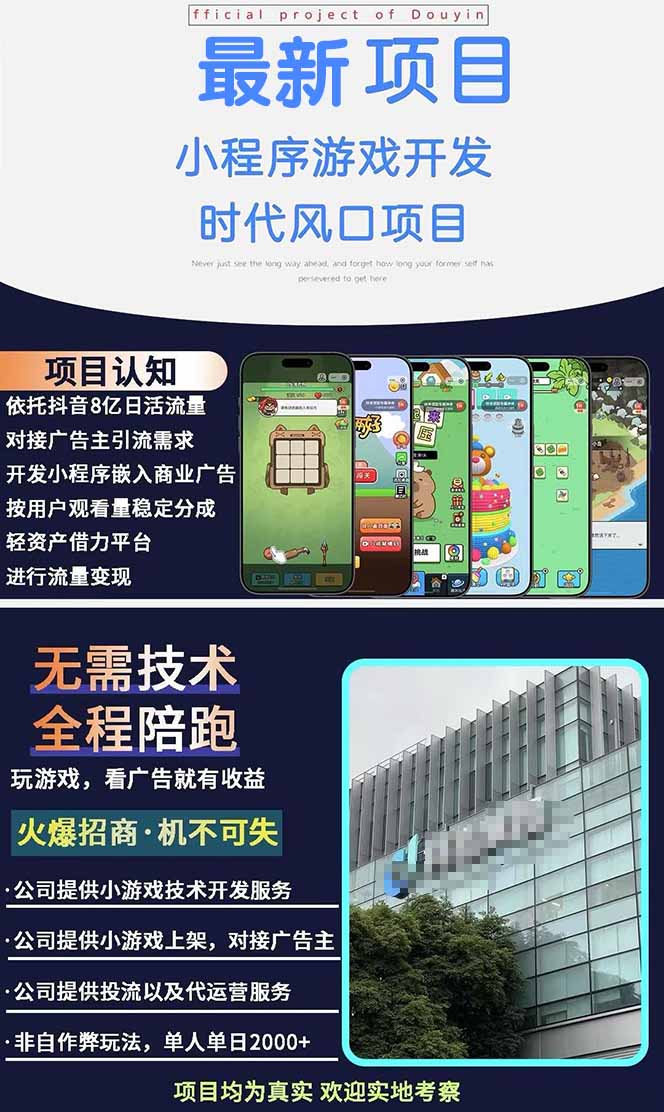 图片[1]-2025最热抖音项目 Ai时代风口项目小程序游戏开发 实测单个游戏日收入1800+-墨痕微课
