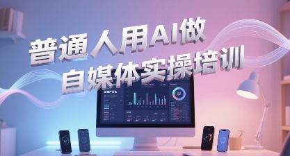 普通一个人用AI做自媒体,助你轻松开启AI自媒体创作之路-墨痕微课