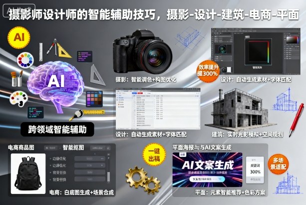 摄影师设计师的智能辅助技巧,摄影-设计-建筑-电商-平面-墨痕微课