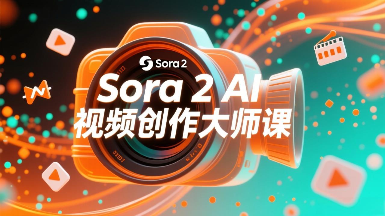 如何利用Sora 2创建流行AI人工智能视频大师班教程：掌握创作全流程，产出百万播放内容-墨痕微课