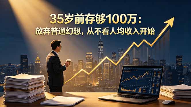 35岁前存够100万：放弃普通幻想，从不看人均收入开始-墨痕微课