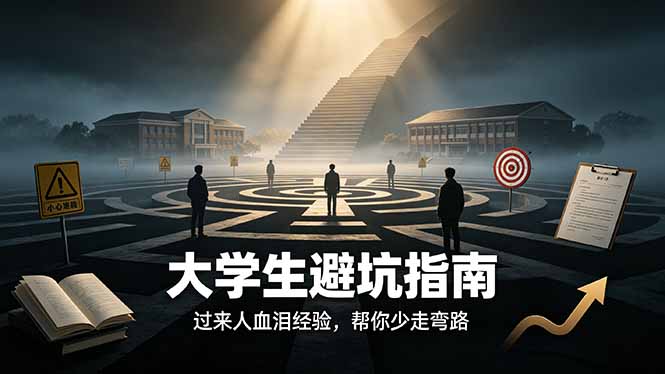 付费文章：大学生避坑指南 ，过来人血泪经验，帮你少走弯路-墨痕微课