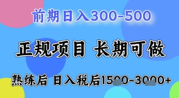 五一节高收益项目,前期做一天收益300-500左右,熟练后日入收益1.5k【揭秘】-墨痕微课