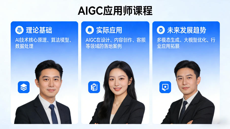AIGC应用师课程，覆盖了AI技术的理论基础、实际应用、以及未来发展趋势(更新)-墨痕微课