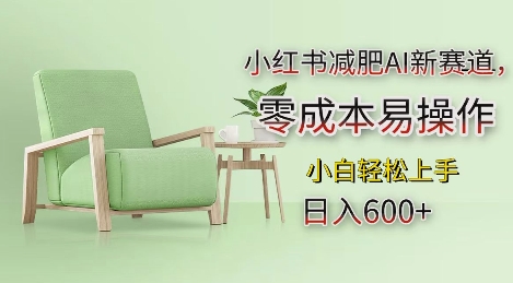 小红书减肥AI新赛道,零成本易操作,日入多张,小白轻松上手【揭秘】-墨痕微课