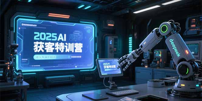 2025AI获客特训营，AI图文视频全制作，deepseek工具实操教学-墨痕微课