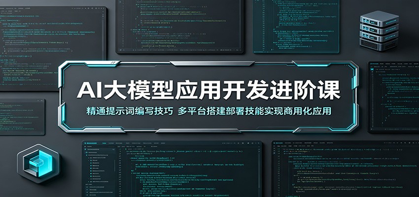 AI大模型应用开发进阶课:精通提示词编写技巧,多平台搭建部署技能实现商用化应用-墨痕微课