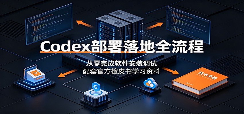 Codex部署落地全流程：从零完成软件安装调试，配套官方橙皮书学习资料-墨痕微课