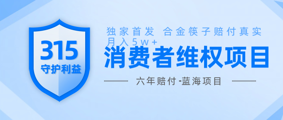 维Q赔付合金筷子玩法小白也能月入5w+风口项目实操-墨痕微课