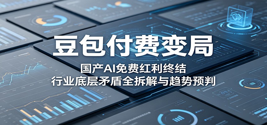 豆包付费变局：国产AI免费红利终结，行业底层矛盾全拆解与趋势预判-墨痕微课