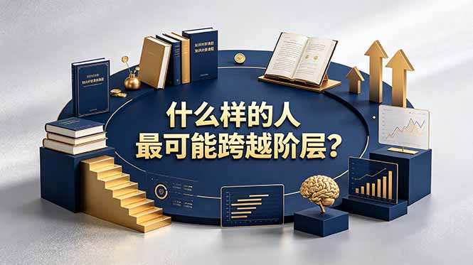 付费文章：什么样的人最可能跨越阶层？具备这五种特质，普通人也能顺利跨越阶层-墨痕微课
