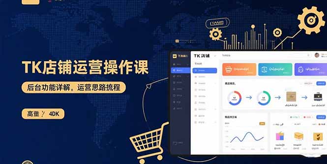 TK店铺运营实操课:后台功能详解,商品上架流程,运营思路拆解-墨痕微课