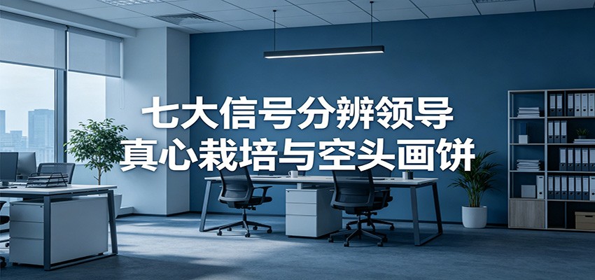 付费文章《七大信号分辨领导真心栽培与空头画饼》读懂管理背后人性逻辑-墨痕微课
