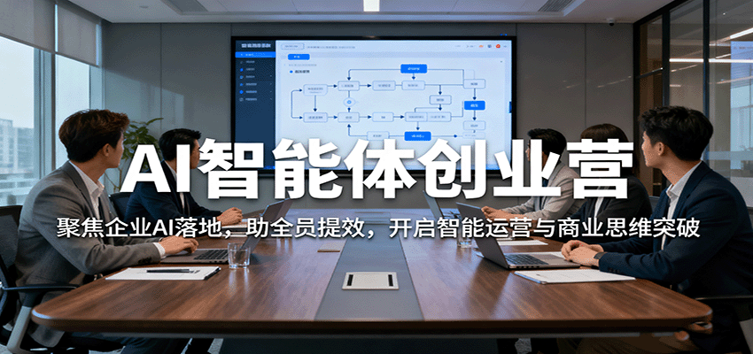 AI智能体创业营:聚焦企业AI落地,助全员提效,开启智能运营与商业思维突破-墨痕微课