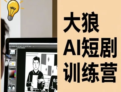 大狼AI短剧训练营-短剧课程(更新中)-墨痕微课