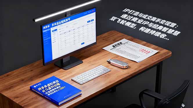 IP打造与成交高手变现营:通过商业IP+经典智慧双飞轮模型 构建持续收钱系统-墨痕微课