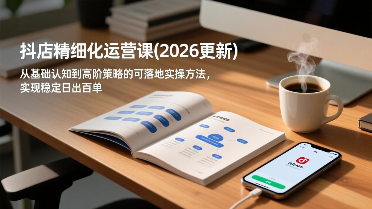 抖店精细化运营课(更新5月-墨痕微课