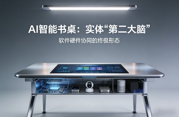 AI智能书桌搭建，构建你的实体“第二大脑”，软件硬件协同的终极形态-墨痕微课