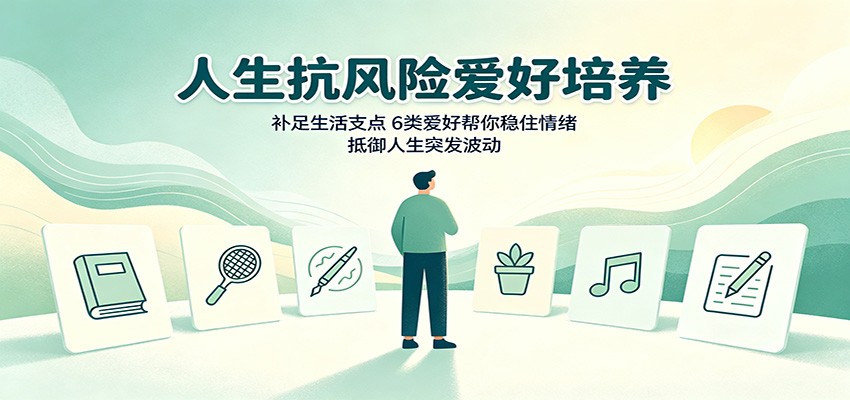 人生抗风险爱好培养:补足生活支点,6类爱好帮你稳住情绪,抵御人生突发波动-墨痕微课