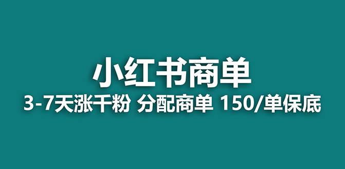 【蓝海项目】2023最强蓝海项目，小红书商单项目，没有之一！-墨痕微课