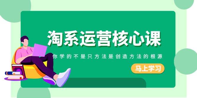 淘系-运营核心课,你学的不是只方法是创造方法的根源(190节课)-墨痕微课