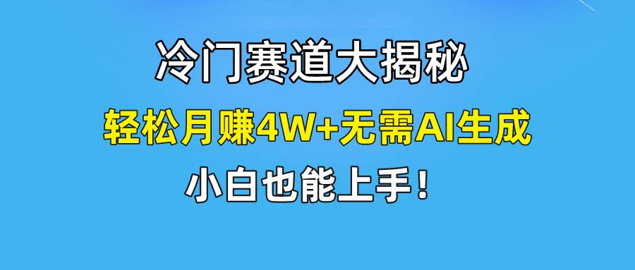 快手无脑搬运冷门赛道视频“仅6个作品 涨粉6万”轻松月赚4W+-墨痕微课